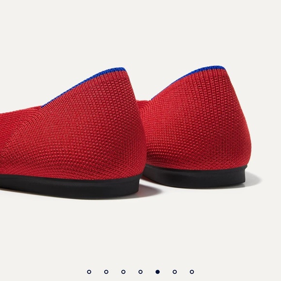 Rothy’s The Flat Sz. 10 Chili Red - Picture 4 of 7